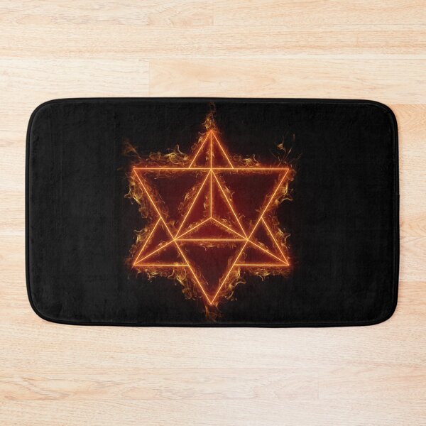 Item preview, Flaming Merkaba - Sacred Geometry - Fire Art - Manafold Art designed and sold by Manafold.