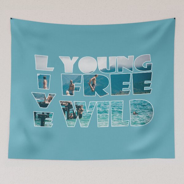 Item preview, Live Young, Live Free, Live Wild designed and sold by JediJR.