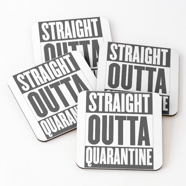 Item preview, Straight Outta Quarantine designed and sold by Kiwidom.