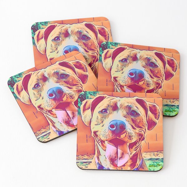 Item preview, Happy Smiling Pit Bull designed and sold by SunnyDesignsCo.