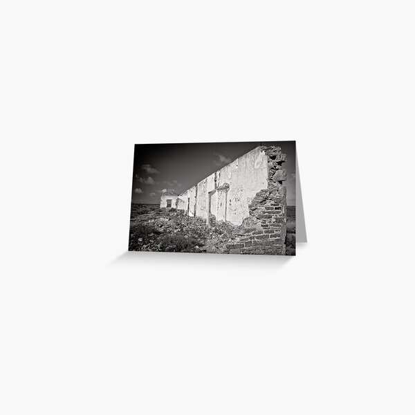 The last wall standing - Flinders Ranges - South Australia Greeting Card