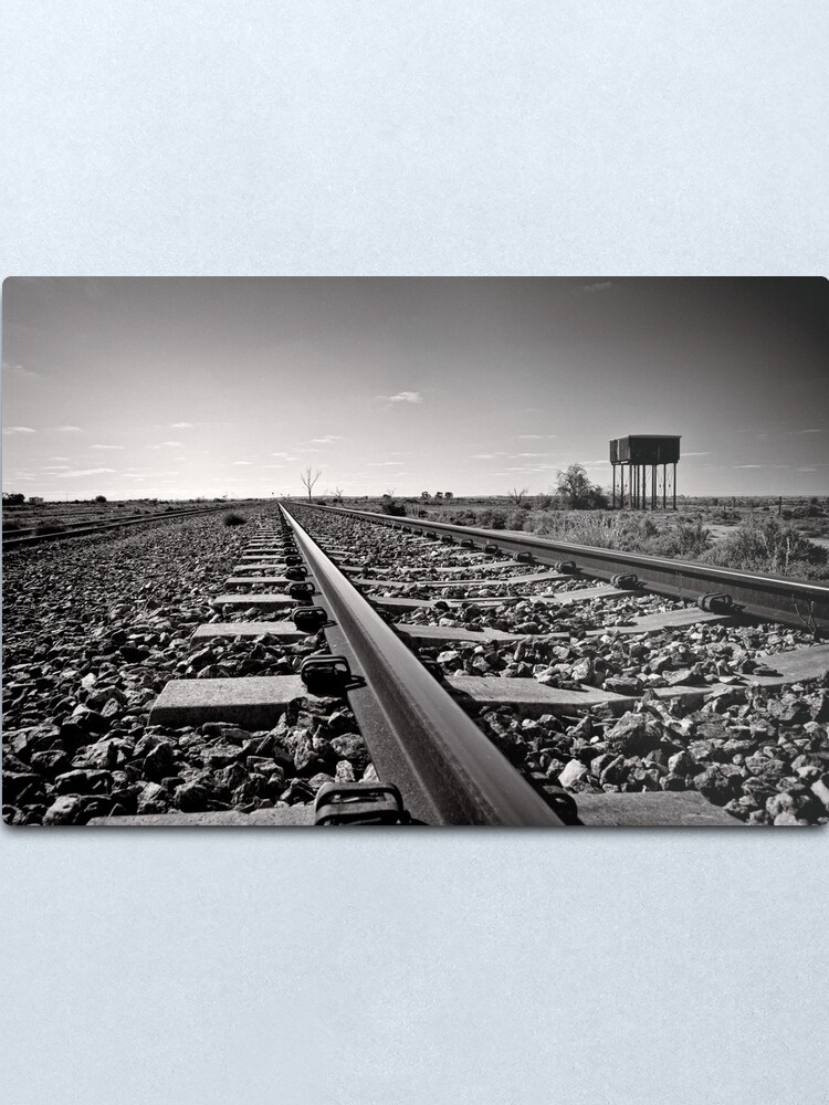 Alternate view of Outback Rails - Olary - South Australia Metal Print