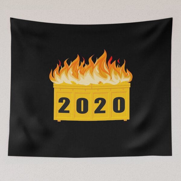 Item preview, Dumpster Fire 2020 Sucks Trash Garbage Fire Worst Year Ever designed and sold by Mfk Clothes.