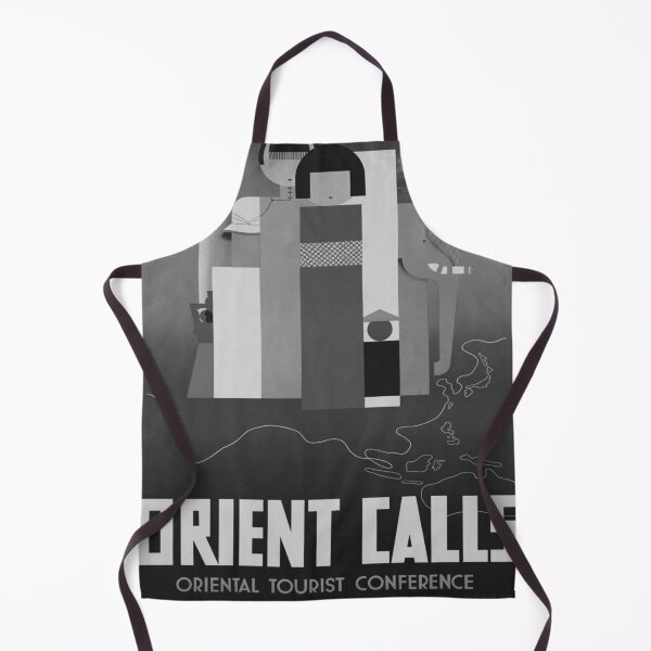 Item preview, Orient Calls Noire vintage travel poster designed and sold by stickart-marek.