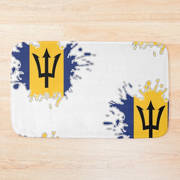 Item preview, Barbados National Flag splash designed and sold by IdentiTee Studios.