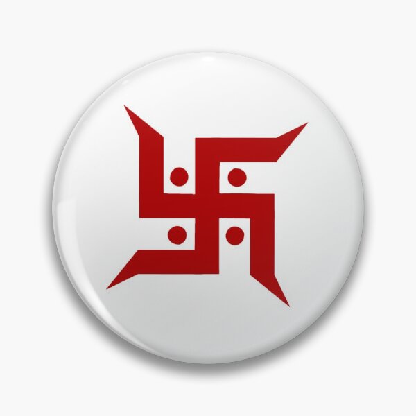 Item preview, Swastik red Indian spiritual sign designed and sold by bhavyaarts.