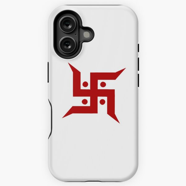Item preview, Swastik red Indian spiritual sign designed and sold by bhavyaarts.