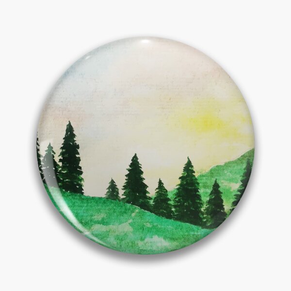 Item preview, Watercolor Landscape designed and sold by Vector Scout Lab.