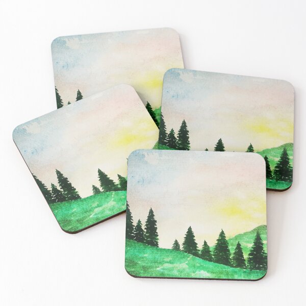 Item preview, Watercolor Landscape designed and sold by Vector Scout Lab.