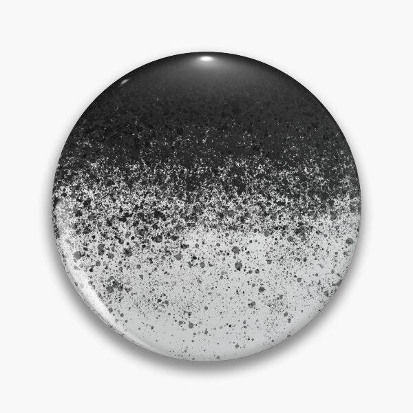 Item preview, black and white fading paint drops - sprayed color dots   designed and sold by ohaniki.