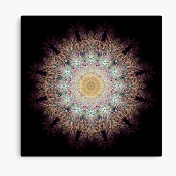 Fractal Mandala Canvas Print