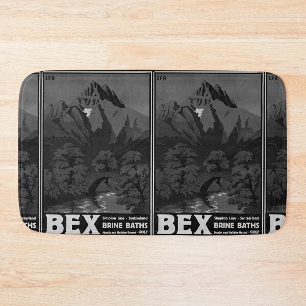 Item preview, Bex Noire vintage travel poster designed and sold by stickart-marek.