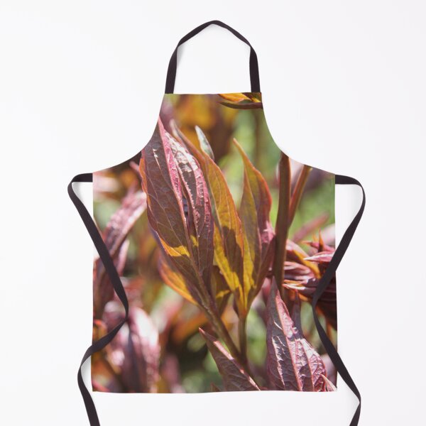 Item preview, Red fresh spring perennial peony leaves designed and sold by EstelleRossetti.