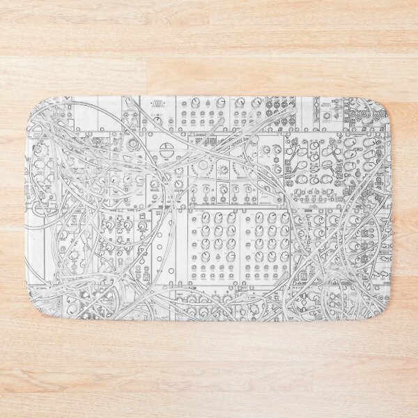 Item preview, Analog Synthesizer - Modular Design - on white background designed and sold by ohaniki.