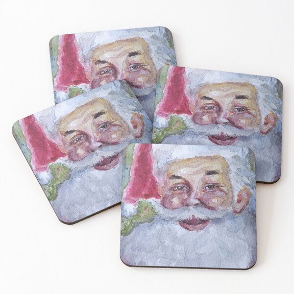 Item preview, Santa - Watercolour designed and sold by CleaViolet.