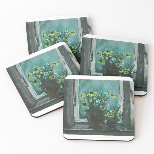 Item preview, Flowers by the window designed and sold by DCSMKreativ.