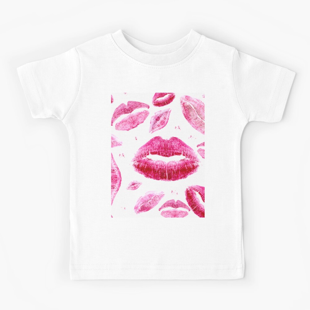 Kisses All Over (White) | Kids T-Shirt