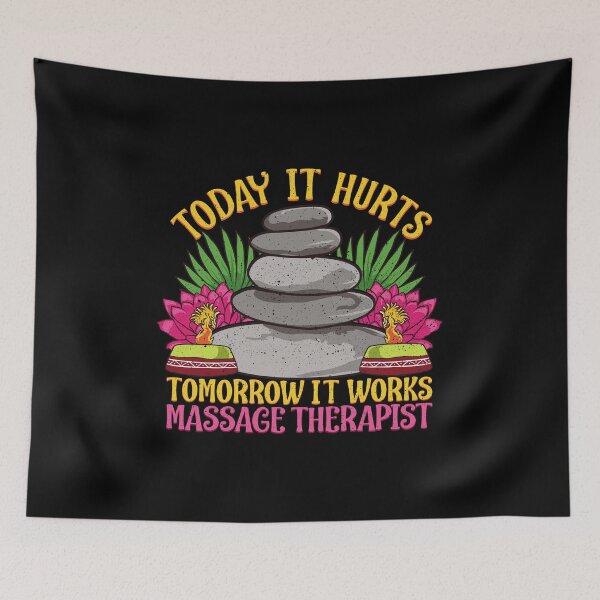 Item preview, Today It Hurts Tomorrow It Works Massage Therapist designed and sold by perfectpresents.