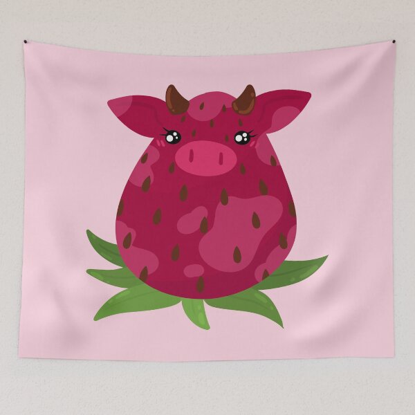 Aperçu de l'œuvre Vache fraise créée et vendue par RocketKatt.