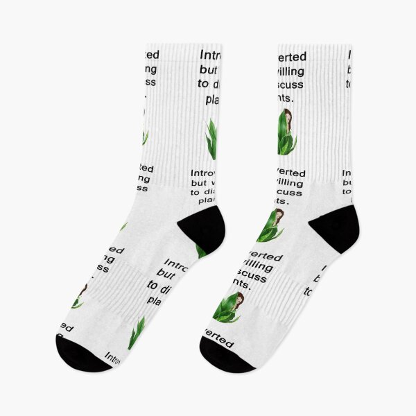 Item preview, Introverted but Willing to Discuss Plants designed and sold by AmbroseAnn.