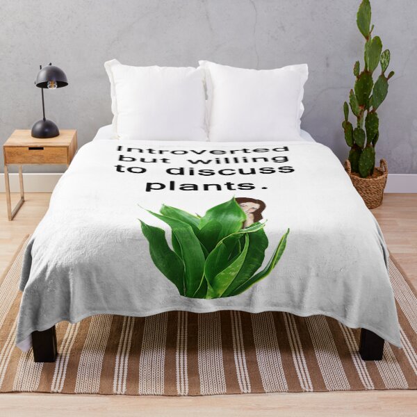 Item preview, Introverted but Willing to Discuss Plants designed and sold by AmbroseAnn.