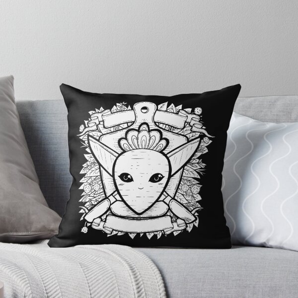 Item preview, Radish/Carrot and Knife Coat of Arms Illustration designed and sold by ZaryaKiqo.