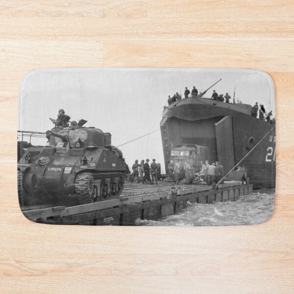 Item preview, Lst-21 Unloads Tanks During Normandy Invasion designed and sold by Ouijawedge.