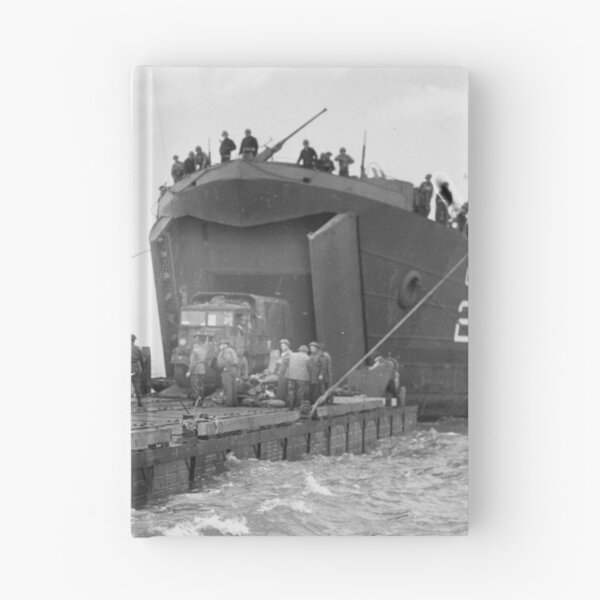 Item preview, Lst-21 Unloads Tanks During Normandy Invasion designed and sold by Ouijawedge.