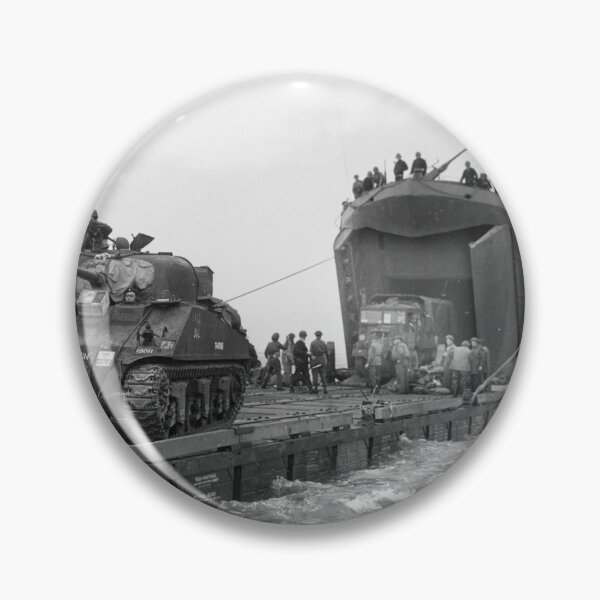 Item preview, Lst-21 Unloads Tanks During Normandy Invasion designed and sold by Ouijawedge.