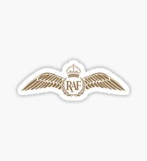 RAF Pilot Wings Sticker