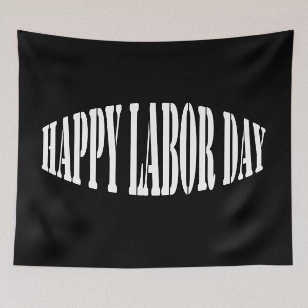 Item preview, Happy Labor Day || Labor Day Shirt White Font designed and sold by vineeth.