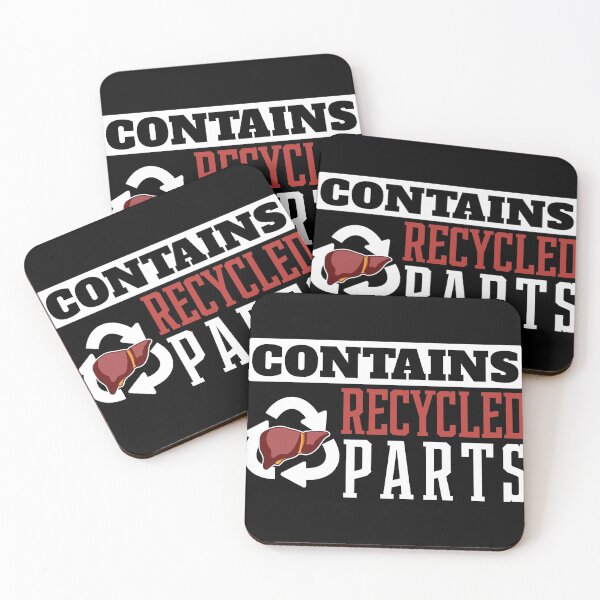 Item preview, Contains Recycled Parts Liver Transplant Survivor designs product designed and sold by Lisbob.