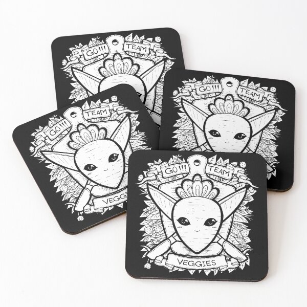 Item preview, Radish/Carrot and Knife Coat of Arms Illustration designed and sold by ZaryaKiqo.