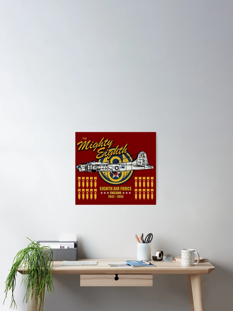 ✨送料無料　訳あり　5TH AIR  FORCE　ポスター？ The Mighty Eighth - B-17 Flying Fortress Eighth Air Force