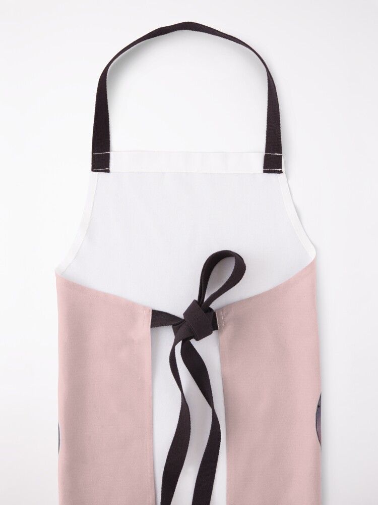 Alternate view of Cat wearing Rosy Glasses Apron
