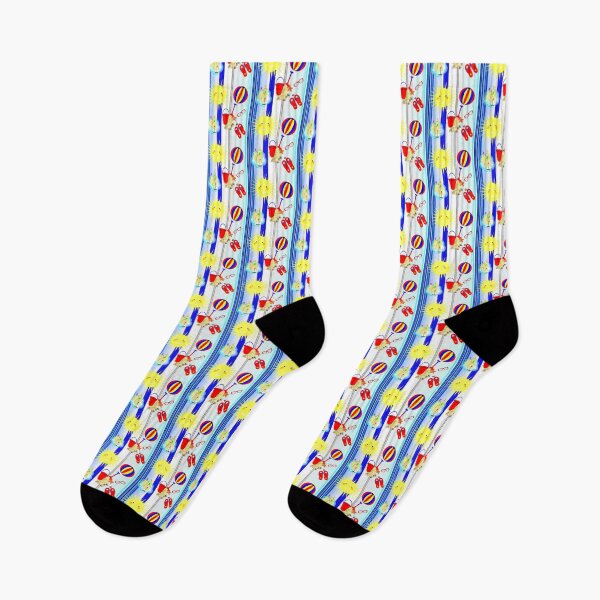 Item preview, Summer Vacation Seaside Sun Sea Sand Beach Colorful Pattern designed and sold by Artification.