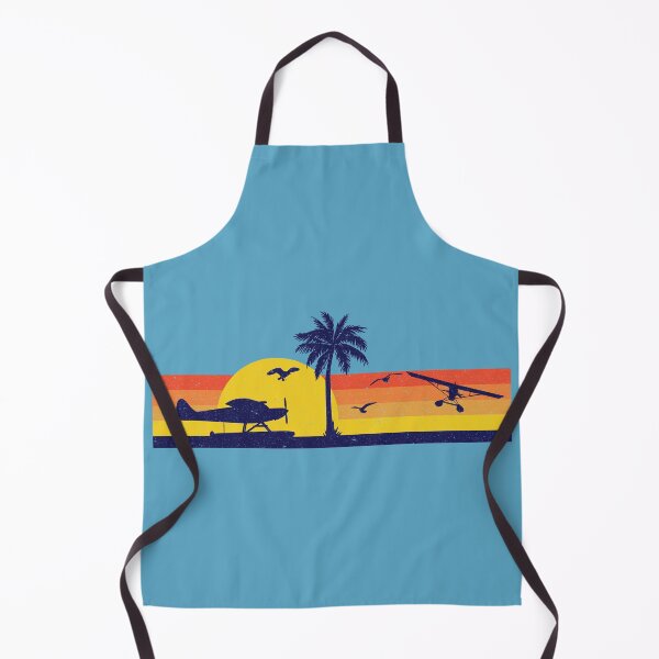 Item preview, Retro 80s Seaplane Scene designed and sold by NeckNech.