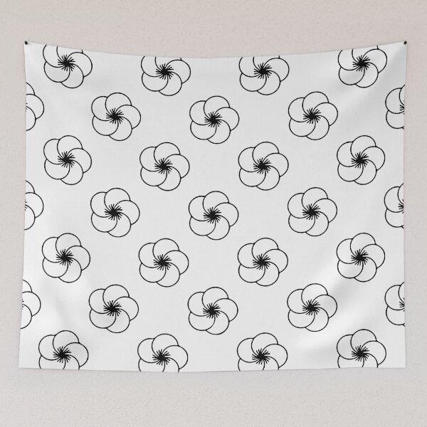 Item preview, Beautiful Pattern # 35 Black flowers designed and sold by PrMoonlessNight.