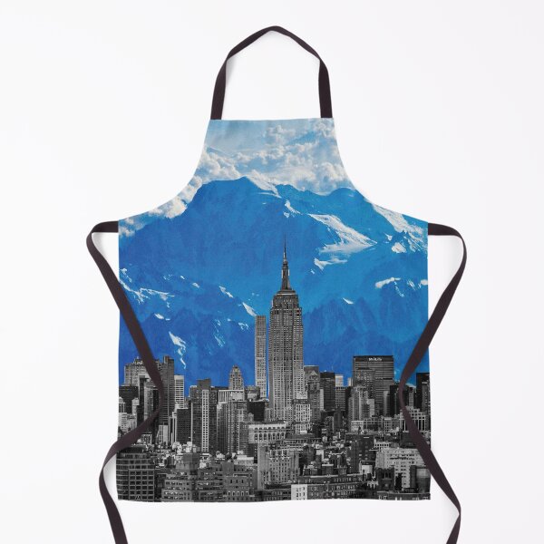 Item preview, New York Manhattan Skyscrapers with Blue Mountain Backdrop designed and sold by idovedesign.