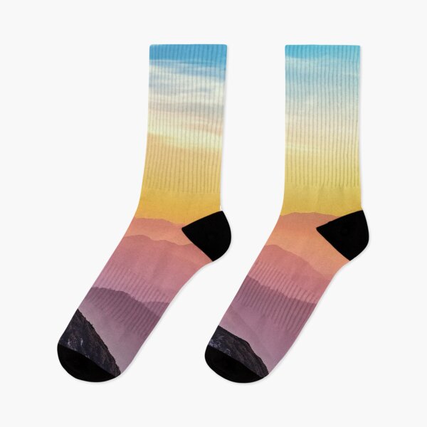 Item preview, Sunset Mountain Ranges Landscape Colors Of Earth Art Design designed and sold by NomYen ..