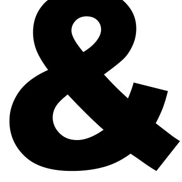 Ampersand And Symbol Logo Icon Black PNG Images & PSDs for