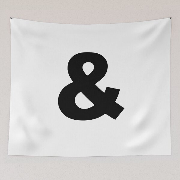 Item preview, Minimalistic Black And White Ampersand Symbol Graphic designed and sold by artsandsoul.