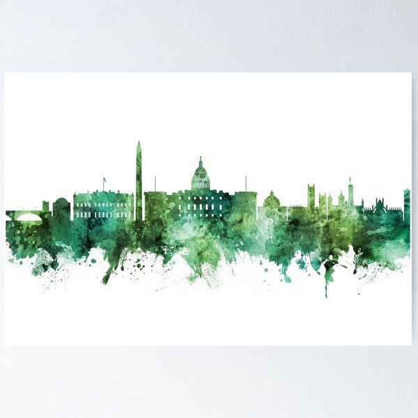 Item preview, Washington DC Skyline designed and sold by ArtPrints.