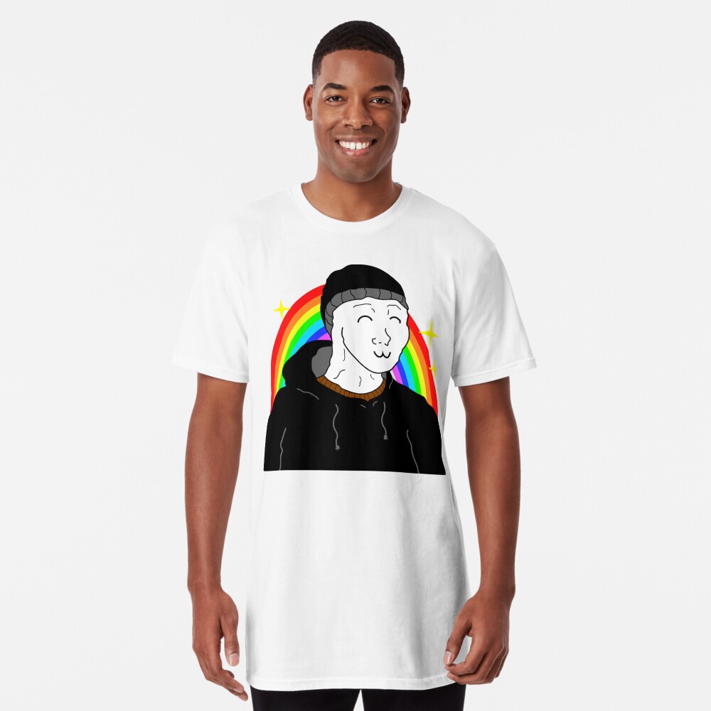 Rainbow Doomer Wojak Meme Sticker Sticker for Sale by Acid Graphics