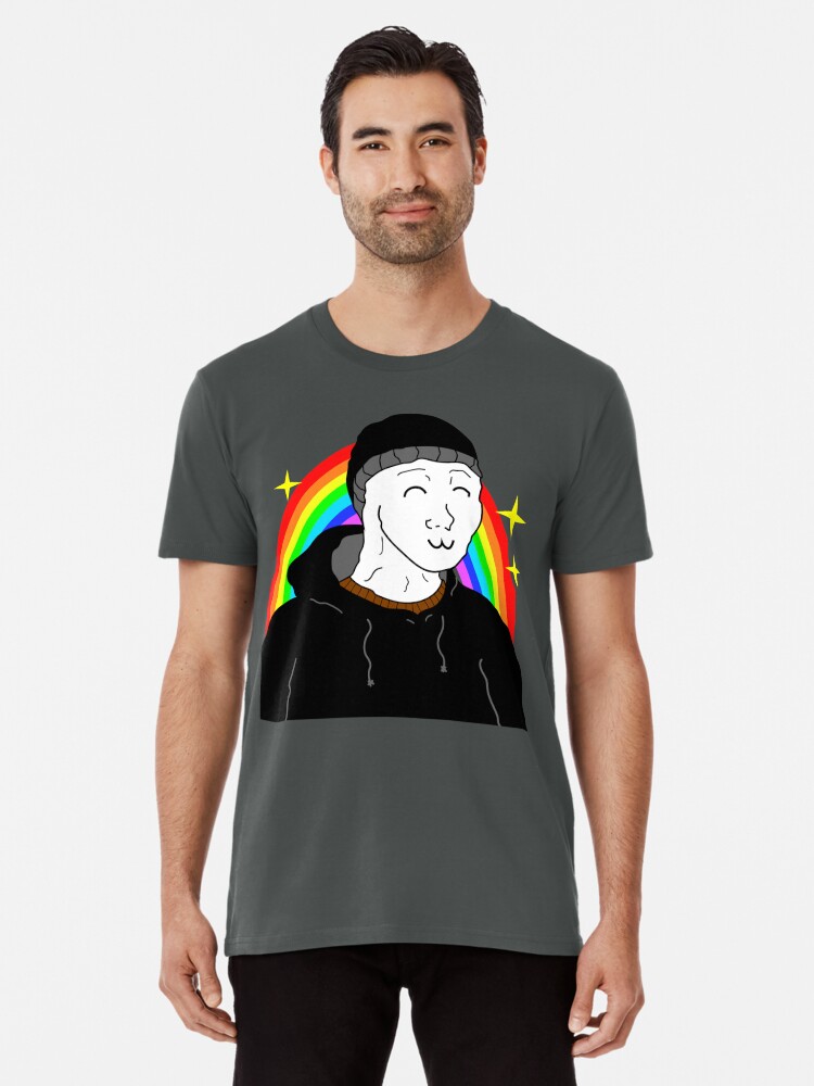 Rainbow Doomer Wojak Meme Sticker Sticker for Sale by Acid Graphics