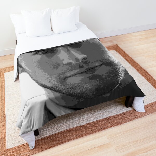 Chace Crawford Black & White Pop Art Portrait Comforter