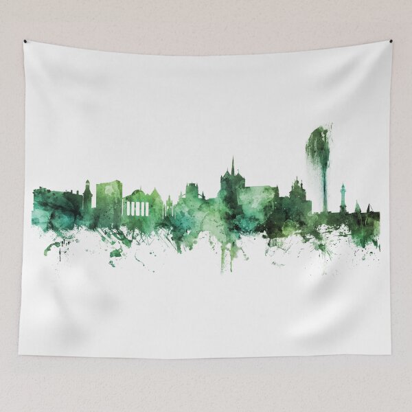 Item preview, Geneva Switzerland Skyline designed and sold by ArtPrints.