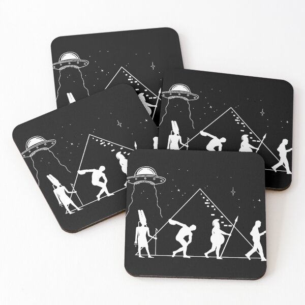 Item preview, Alien UFO Egyptian Pyramid True Story Unisex design print designed and sold by Lisbob.