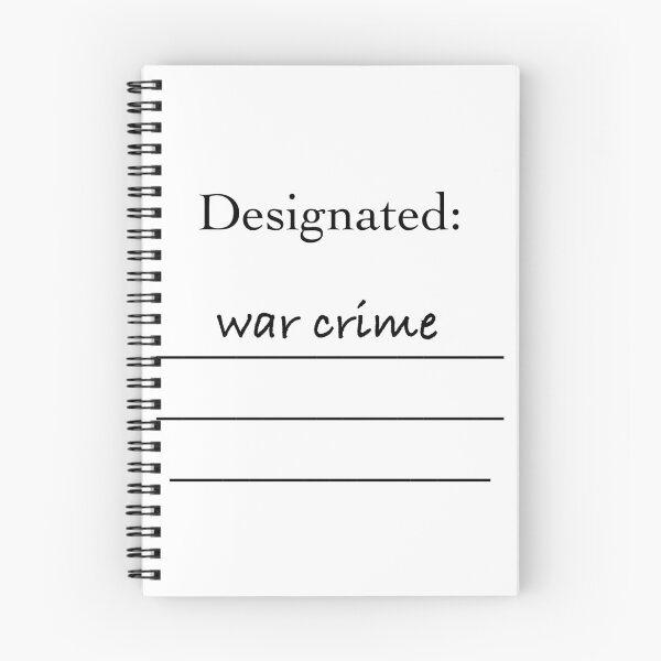 Item preview, Designated: war crime designed and sold by axolotl-llelo.