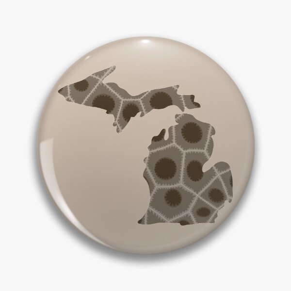 Item preview, Michigan State Petoskey Stone Cut-out designed and sold by laurcich.